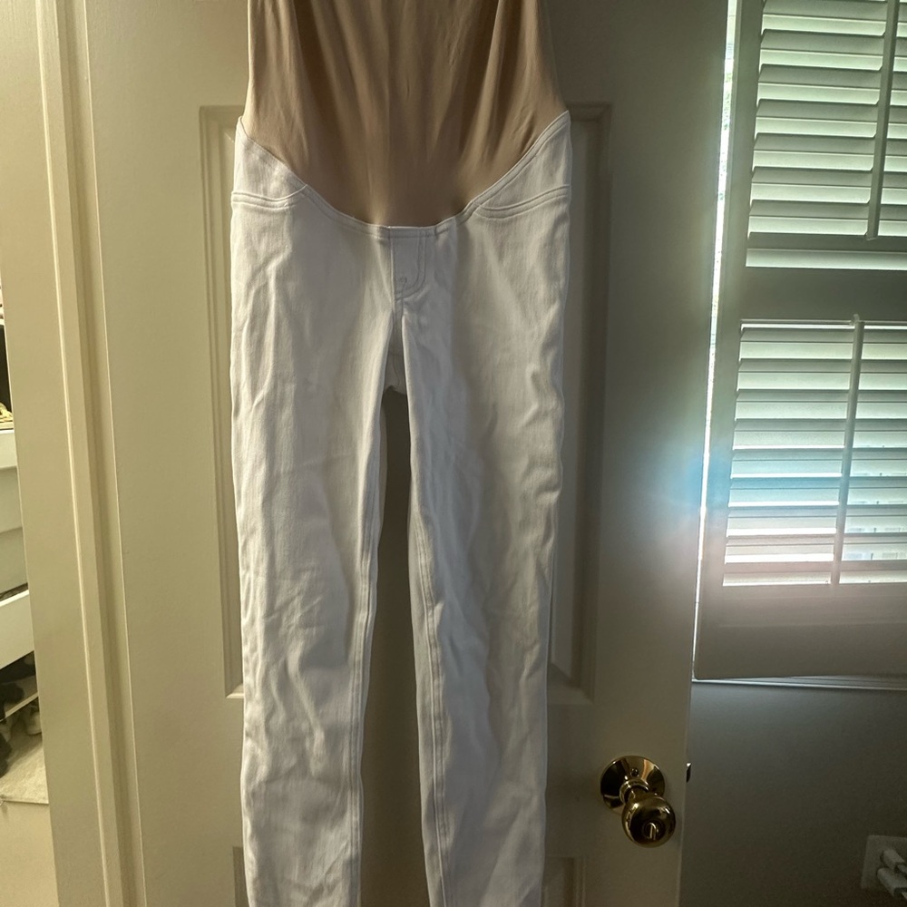 SPANX White Skinny Jeans
